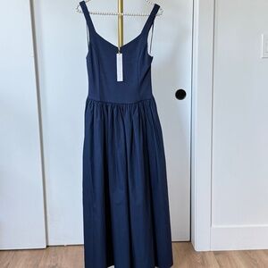 House of Harlow 1960 Navy Blue Sleeveless Maxi Dress NWT